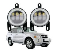 Hgkqbomb Faro Principal Montaje De Faros Luz Antiniebla Led PTF Angel Eyes DRL Apertura Faro Coche Para Para Pajero Para Montero Para Shogun MK3 V73 V79 V77 2003-2006