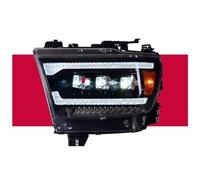 Hgkqbomb Faro Principal Montaje De Faros Para Dodge Para Ram 2009-2016 2018 2017 Luces De Coche LED Conjunto Faros Lente Proyector Accesorios Lámpara Señal Dinámica