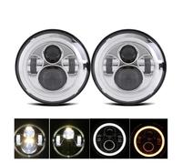 Hgkqbomb Faro Principal Montaje De Faros Para Jeep Para Wrangler TJ JK LJ CJ Para H1 Y H2 Para Lada 4X4 7 Pulgadas LED Faro DRL
