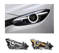Hgkqbomb Faro Principal Montaje De Faros Para Mazda 3 Para Axela 2017 2018 2019 Faro LED DRL Señal Giro Ojos Ángel Lente De Proyector Led Faros Coche
