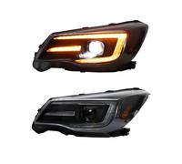 Hgkqbomb Faro Principal Montaje De Faros Para SUBARU Para Forester 2013-2018 2017 2016 Conjunto Linterna LED Para Cabeza Actualización Alta Configuración Kit Accesorios Lentes Proyector Faros Coche