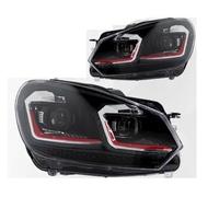 Hgkqbomb Faro Principal Montaje De Faros Para VW Para Golf 6 2009-2012 R20 MK6 Faros Delanteros Estilo Luces LED Diurnas Proyector Dual Accesorios Coche Piezas Automóvil