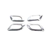 Hgkqbomb Manilla Puerta Interior Embellecedor Cubierta Marco Manija Ventana Interior Coche ABS Pegatina Para Peugeot 3008 2009 2010 2011 2012 2013 2014 2015 Accesorios Tirador Puerta(Silver plating)