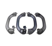 Hgkqbomb Manilla Puerta Interior Reposabrazos De Techo Coche Negros Manijas Delanteras Y Traseras Para VW Para Bora Para Golf MK4 18G 857 607 18G857607 Tirador Puerta(Black set)