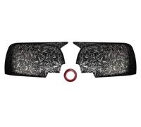 Hgkqbomb para Land para Rover para Range para L322 MK3 2002 2003 2004 2005 2006 Tapa De Espejo Retrovisor Lateral Cubiertas Protección Cubierta Carcasa Espejo(Forged Grain)