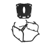 Hgkqbomb para VOGE para 900DS para 900DSX 2024 Portaequipajes Alforjas Soporte De Caja Portaequipajes Maletero Alforja Bolsa Lateral Motocicleta Soporte Extensor Trasera(Black One Set)