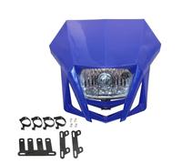Hgkqbomb Para WR450F Para YZ250F Para XT250X Para XT600 Para TTR250 Placa Faro Motocicleta Accesorios Motocross Para Enduro Dirt Bike Delantero Faro Motocicleta Faro Delantero(Azul)
