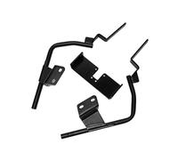 Hgkqbomb Soporte Estante Motocicleta Soporte Portaequipaje Trasero, Respaldo para para Ninja 400 para Z400 para SHAD SH23, SH36 Motocicleta Soporte Extensor Trasera(Saddlebag Bracket)
