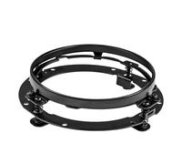 Hgkqbomb Soporte Montaje Para Faro LED De Motocicleta De 7 Pulgadas Para Wrangler Para FLD Para Softail Anillo Redondo Soporte Lámpara Faro Motocicleta Faro Delantero(1PCS Sliver)