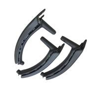 HGMGFYCX Cubierta De Manija Interior De Puerta Para X5 X6 E70 E71 E72 2007 2008 2009 2010 2011 2012 2013 2014 Volante Izquierda Derecha, Con Cuero(LHD SET Black)