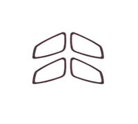 HGMGFYCX Embellecedor De Panel De Manija De Puerta Interior Para E90, E92, E93 Serie 3 2005-2012 - Adhesivos De Rendimiento(Red 4PCS)