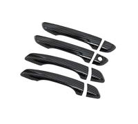 HGMGFYCX Para Citroën C4 Para Cactus 2014-2023 Cubiertas Para Manijas De Puerta Coche Embellecedores Impermeables Para Cubierta Protectora Cromada LHD(Carbon Fiber look 4pcs)