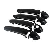 HGMGFYCX Para E87 E90 E91 E92 E93 F30 X1 X2 X3 X4 X6 4 Unids/set Cubierta Manija Puerta Negra Brillante Embellecedores Accesorios Plástico ABS Para Coche