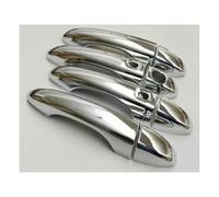 HGMGFYCX Para Jeep Para Compass 2017 2018 2019 2020 2021 2022 Car Body Cover Detector Stick Frame Lamp Trim ABS Door Handle Armrest Handrail (Have Smart Hole)