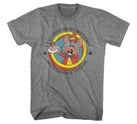 HGmkUNEa I Celebrated My Birthday with Chuck E. Cheese T-Shirt Grey XL