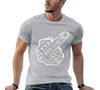 HGmkUNEa Middle Finger T-Shirt Grey L