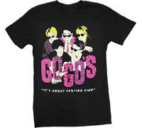 HGmkUNEa The Go-Gos Band Men T-Shirt Black XL