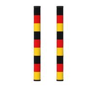 Hgnbcsa 2 fundas para manija de cinta mágica de la bandera alemana para electrodomésticos, refrigerador, microondas, horno, lavavajillas