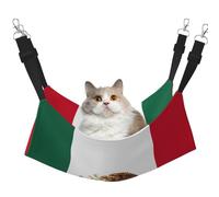 hgnbcsa Bandera de México para siesta de gato y hamaca para ventana, suave y lavable, para gatos de interior, correas ajustables