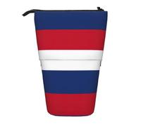 hgnbcsa Estuche con cremallera con estampado de bandera holandesa, bolsa de diseño telescópico, compacto a expandible, para artículos de papelería y cosméticos