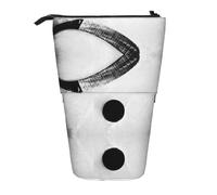 hgnbcsa Estuche para lápices con cremallera y estampado artístico de hockey sobre hielo, bolsa de diseño telescópico, compacto a expandible, para artículos de papelería y cosméticos