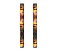 Hgnbcsa Irlanda Sunset Seascape Magic Tape - Funda para manija de electrodomésticos, refrigerador, microondas, horno, lavavajillas