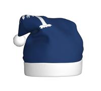 Hgnbcsa Sombreros de Papá Noel con estampado de la bandera de Carolina del Sur, muñeco de nieve, decoraciones de Navidad, sombreros para fiestas de Navidad