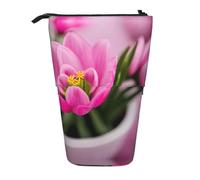 hgnbcsa Spring is in The Air - Estuche con cremallera con cremallera, bolsa de diseño telescópico, compacto a expandible, para artículos cosméticos de papelería