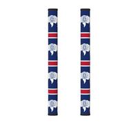 Hgnbcsa Wyoming State Flag Magic Tape Handle Cover 2 piezas para electrodomésticos, refrigerador, microondas, horno, lavavajillas