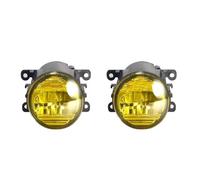 HGNMPGVVTZ Faros Antiniebla Diurnos DRL Para Peugeot Para Partner Y Para Tepee 2012-2022 Conjunto Luces Antiniebla LED Para Conductor Y Pasajero 6000 LM(JZ Lemon Yellow)