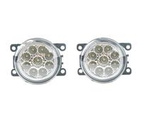 HGNMPGVVTZ Faros Antiniebla Para Ford Para Focus 2 MK2 2009-2011 LED Cubierta Faros Antiniebla, Rejilla, Bisel Cromado, Arnés Interruptor Accesorios(Light)