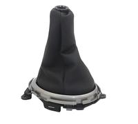 HGNMPGVVTZ Para Fit Para Jazz 2009 2010 2011 2012 2013 2014 2015 Manual De Cuero De La Palanca De Cambios Del Coche Pomo Gaitor Boot Cover + Marco