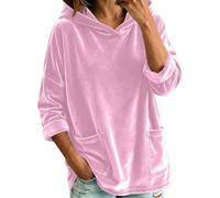 HGNTYZUN Disfraz de Halloween para mujer, manga larga, cuello redondo, sin capucha, estampado de Halloween, sudadera con estampado de calabazas y fantasmas, camiseta larga, O rojo2, M