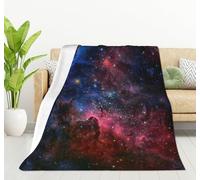 HGOD DESIGNS Manta de forro polar de galaxia, ultra suave, acogedora, decorativa, de franela, para todas las estaciones, para el hogar, sofá, cama, silla, viajes, 130 x 150 cm