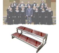 HGOuhK Elevadores for coro de 1/2 nivel, plataformas escenario portátiles adecuadas for iglesias, eventos escolares, bodas y exposiciones(128x60x40cm (50.4x23.6x15.8 in))
