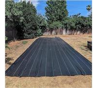 HGOuhK Membrana de malezas Tela de Barrera contra Malas Hierbas, Tela de Paisaje, Cubierta de Suelo de jardinería, Tela geotextil for Camas de jardín Tejido de Control de malezas(0.9x30m/3x100ft)