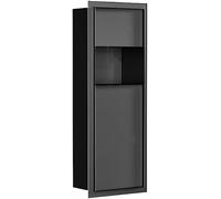 HGOuhK Nicho de Ducha de Acero Inoxidable Nicho de baño Oculto, alcoba Ducha con Bote Basura for Lugar público Cuarto