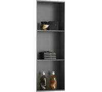 HGOuhK Nicho de Ducha de Acero Inoxidable Nicho de Ducha baño Acero Inoxidable, Estante Empotrado con partición metálica, for Sala Estar, Cocina(Nero,35x100cm)