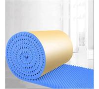 HGOuhK Paneles acústicos Espuma insonorizante con aislamiento acústico, 7 cm de grosor, autoadhesiva, for cajas de huevos, insonorizada, fácil de cortar Espuma acústica(Blu,25m/82.02ft)