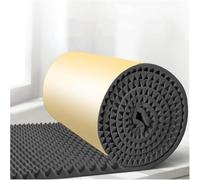 HGOuhK Paneles acústicos Espuma insonorizante for aislamiento acústico, alfombrilla acústica for estudio, algodón insonorizante con cancelación de ruido ignífugo Espuma acústica(Nero,35m/114.82ft)