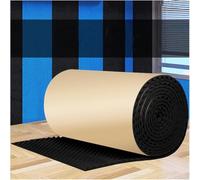 HGOuhK Paneles acústicos Espuma insonorizante for aislamiento acústico, paneles insonorizantes autoadhesivos resistentes al fuego, 1 m de ancho Espuma acústica(Nero,8m/26.24ft)