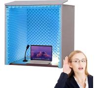 HGOuhK Paneles acústicos Paneles de espuma insonorizantes, protección for micrófonos, for habitaciones insonorizadas sencillas. Paredes insonorizadas/láminas insonorizadas Espuma acústica(Blu)