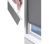 HGOuhK Tira bloqueadora de luz Tiras Opacas for persianas, Tiras for Cortinas en Forma de L, for Uso Cine casa/Hotel/guardería Canal Opaco en Forma U(Grigio)