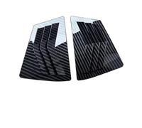 HGPVPKZAZD Alerones Laterales Ventana Trasera para 3 para BL Sedan 2009 2010 2011 2012 2013 Marco Decorativo Rejilla Triangular Trasera Material ABS Alerón Trasero Coche(Carbon Fiber Pattern)
