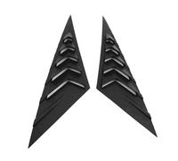HGPVPKZAZD Alerones Laterales Ventana Trasera para Hyundai para Elantra para CN7 2020-2024 Ventana Lateral Trasera Ventana Triangular Trasera Alerón Embellecedor Rejilla Alerón Trasero Coche(Black)