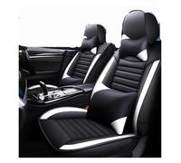 HGPVPKZAZD Asiento Coche Cubierta Cojín Antideslizante Personalizado para KIA para Sportage para Ceed para Rio para Niro para Stinger para Optima Accesorios para Coche(Luxury Black White 5 Seat)