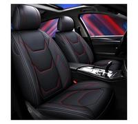 HGPVPKZAZD Asiento Coche Cubierta Conjunto Personalizado Asiento para Clio para Megane para Duster para Captur para Laguna para Kadjar para Scenic para Koleos para Fluence(Black Red Line 1set)