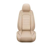 HGPVPKZAZD Asiento Coche Cubierta Funda Asiento Personalizada para Mitsubishi para Carisma para Pajero 4 L200 para Lancer X para Outlander para XL 3 para Eclipse(1set-Beige)