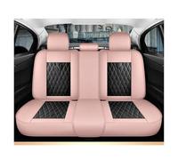 HGPVPKZAZD Asiento Coche Cubierta para Ford para Fiesta MK7 para Fusion para Focus 3 MK3 para Explorer 5 para Ranger para Taurus para Edge Conjunto Personalizado Asiento(Black Pink 1 Set)