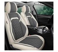 HGPVPKZAZD Asiento Coche Cubierta para para RAV4 para Avensis T25 T27 para Yaris para Auris para Aqua para Prius para Camry para Aygo Conjunto Personalizado Asiento(Beige Grey 1set)